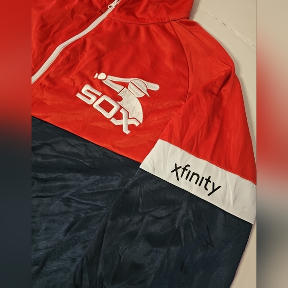 Chicago White Sox Full Zip Jacket MLB Baseball Giveaway 80s Throwback Men's XL - Picture 7 of 10